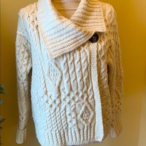 Cream Irish wool sweater